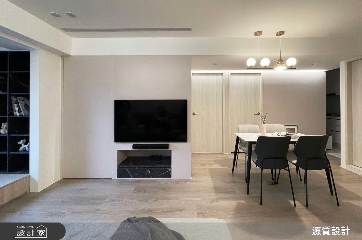 老屋(16~30年)＿簡約風客廳餐廳案例圖片＿源質室內裝修設計工程＿源質_天闊_新店區_簡約風之8