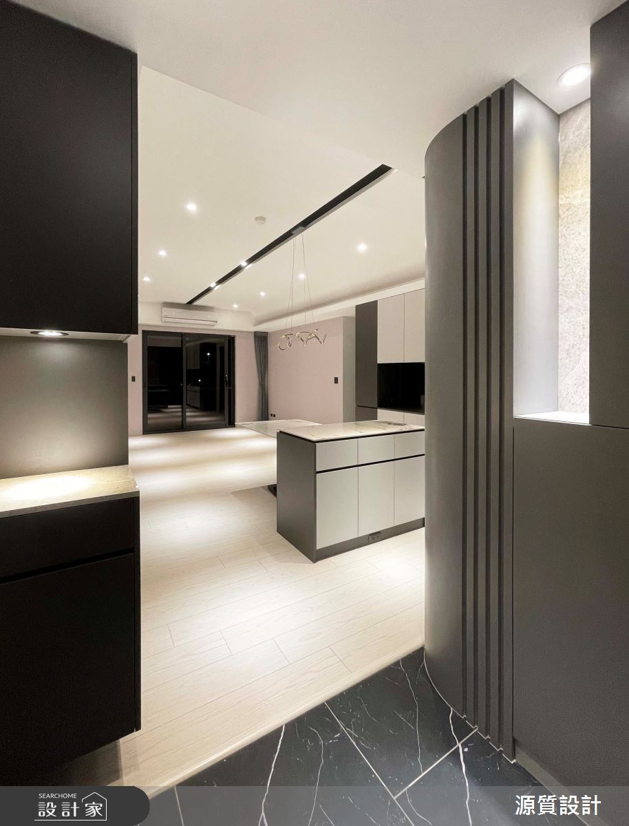 新成屋(5年以下)＿現代風玄關中島案例圖片＿源質室內裝修設計工程＿源質_鼎隆江晏_新店區_現代風之4