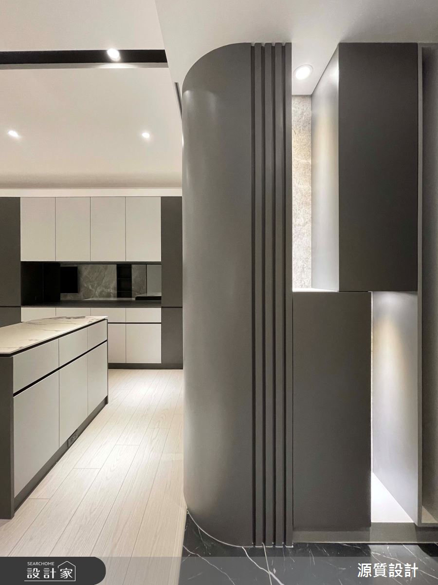 新成屋(5年以下)＿現代風玄關中島案例圖片＿源質室內裝修設計工程＿源質_鼎隆江晏_新店區_現代風之5