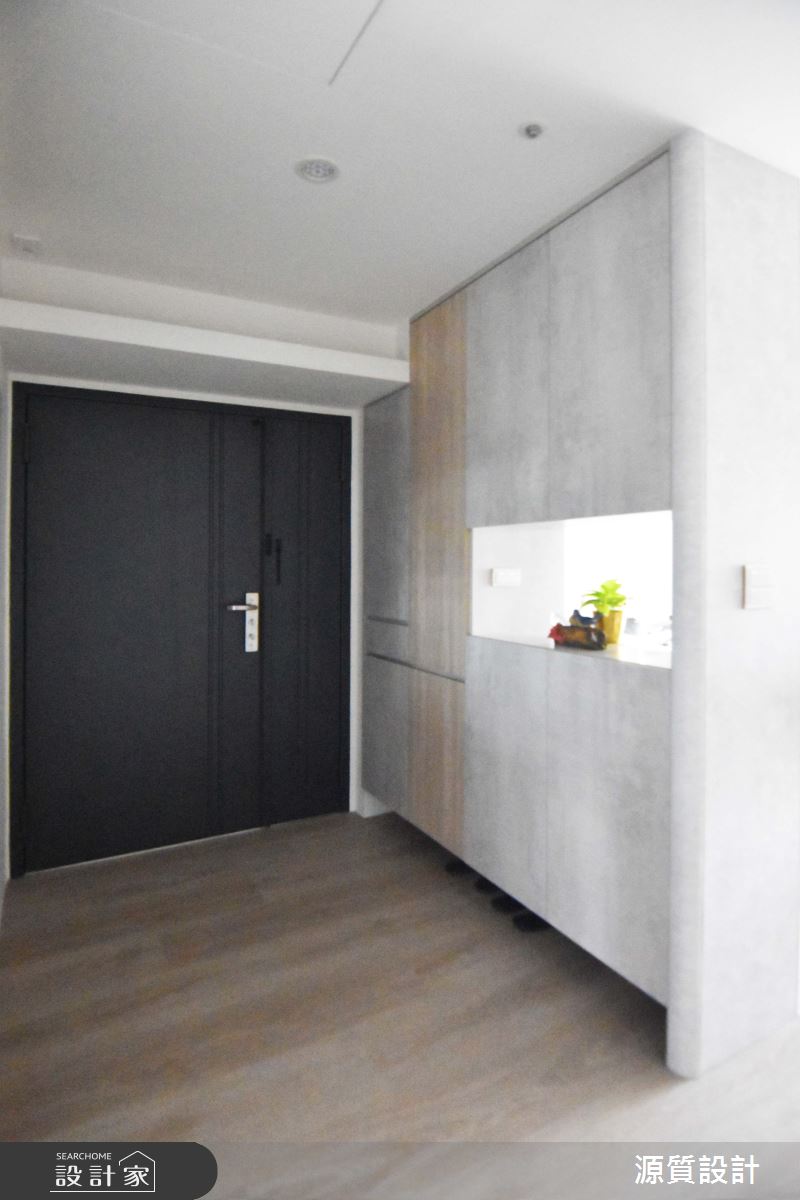 23坪老屋(16~30年)＿日式無印風玄關案例圖片＿源質室內裝修設計工程＿源質_天闊_新店區_日式無印風之2
