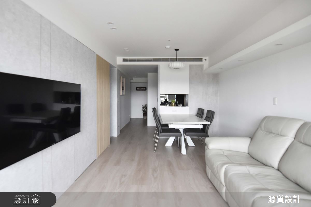 23坪老屋(16~30年)＿日式無印風玄關客廳餐廳案例圖片＿源質室內裝修設計工程＿源質_天闊_新店區_日式無印風之10