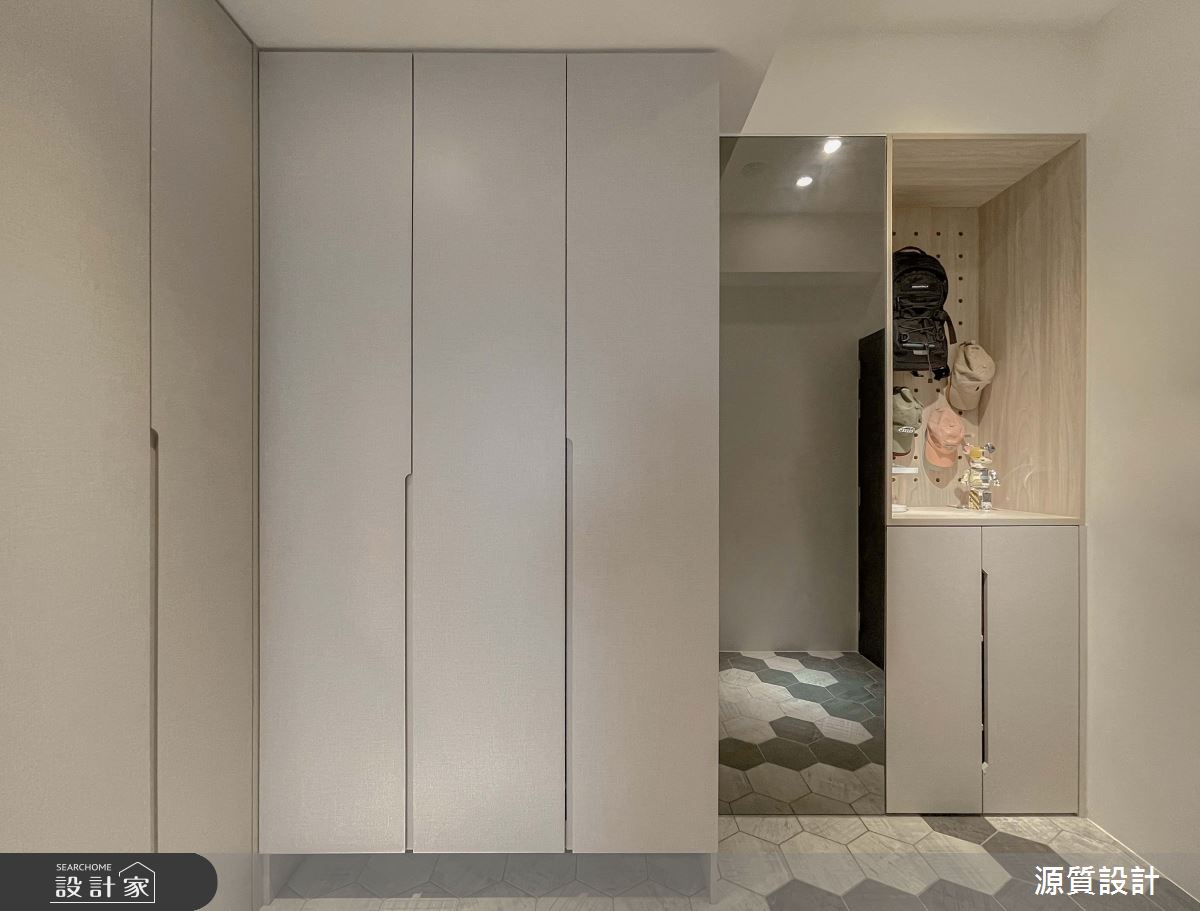 新成屋(5年以下)＿日式無印風玄關案例圖片＿源質室內裝修設計工程＿源質_丰城秀景_中壢區之1