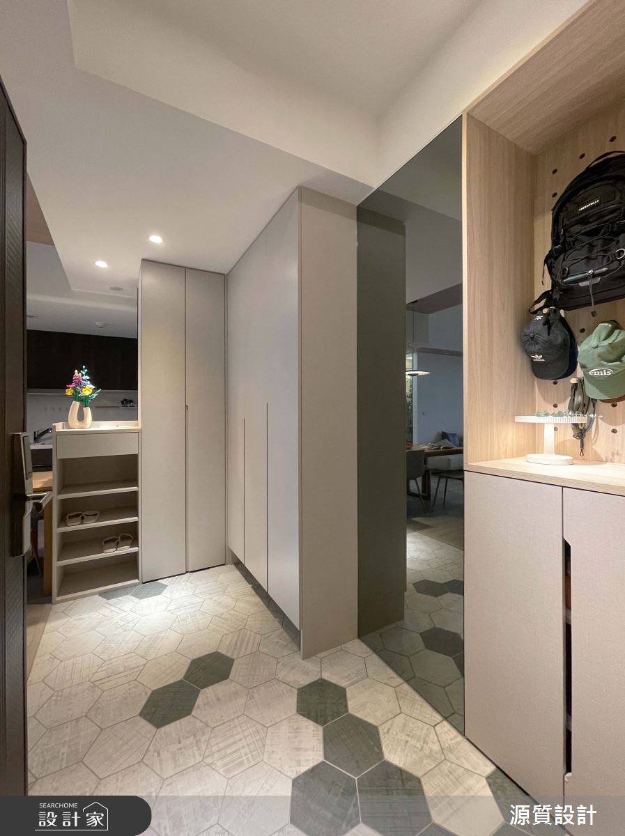新成屋(5年以下)＿日式無印風玄關案例圖片＿源質室內裝修設計工程＿源質_丰城秀景_中壢區之3