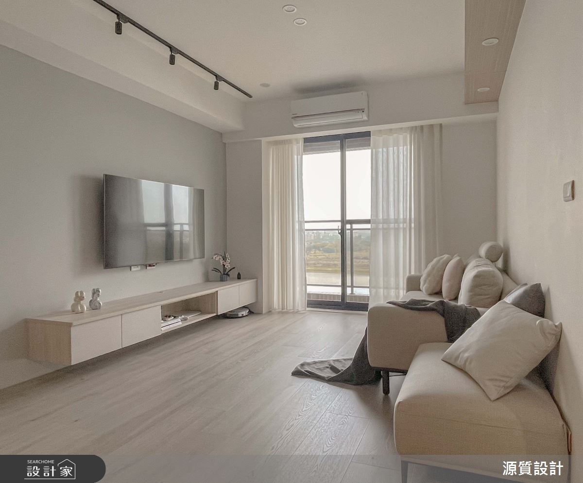 新成屋(5年以下)＿日式無印風客廳案例圖片＿源質室內裝修設計工程＿源質_丰城秀景_中壢區之6