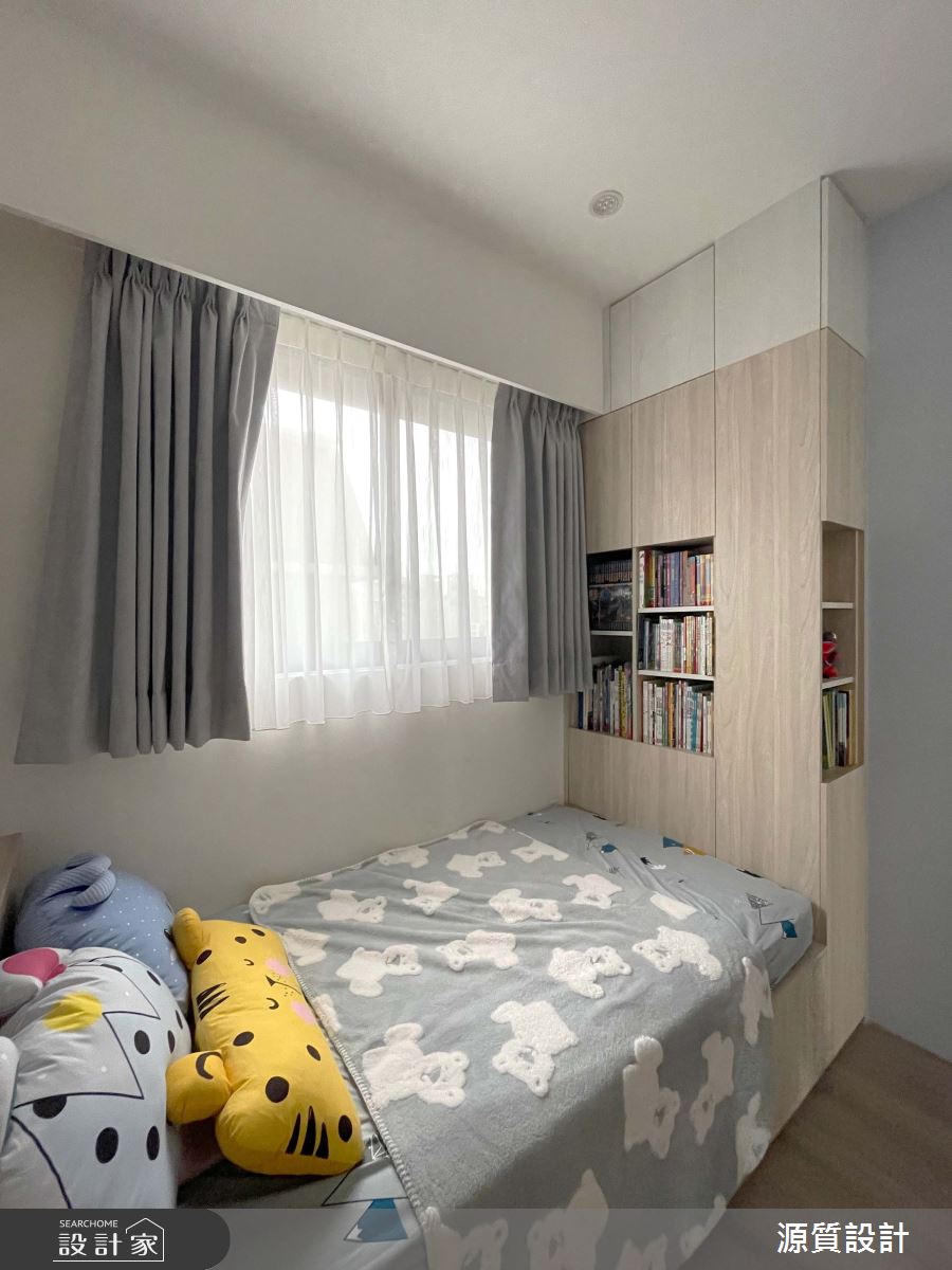 新成屋(5年以下)＿日式無印風兒童房兒童房案例圖片＿源質室內裝修設計工程＿源質_丰城秀景_中壢區之21