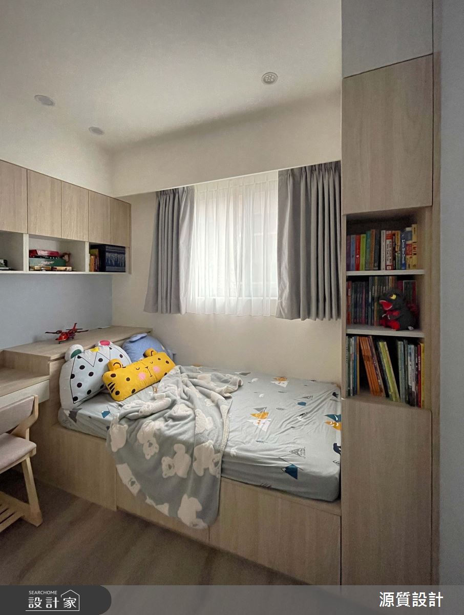 新成屋(5年以下)＿日式無印風兒童房兒童房案例圖片＿源質室內裝修設計工程＿源質_丰城秀景_中壢區之20