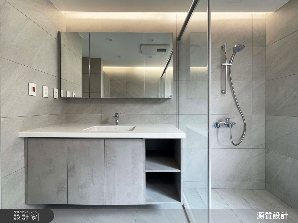 64坪老屋(16~30年)＿現代風浴室案例圖片＿源質室內裝修設計工程＿源質_喜來登花園城堡_中正區之28