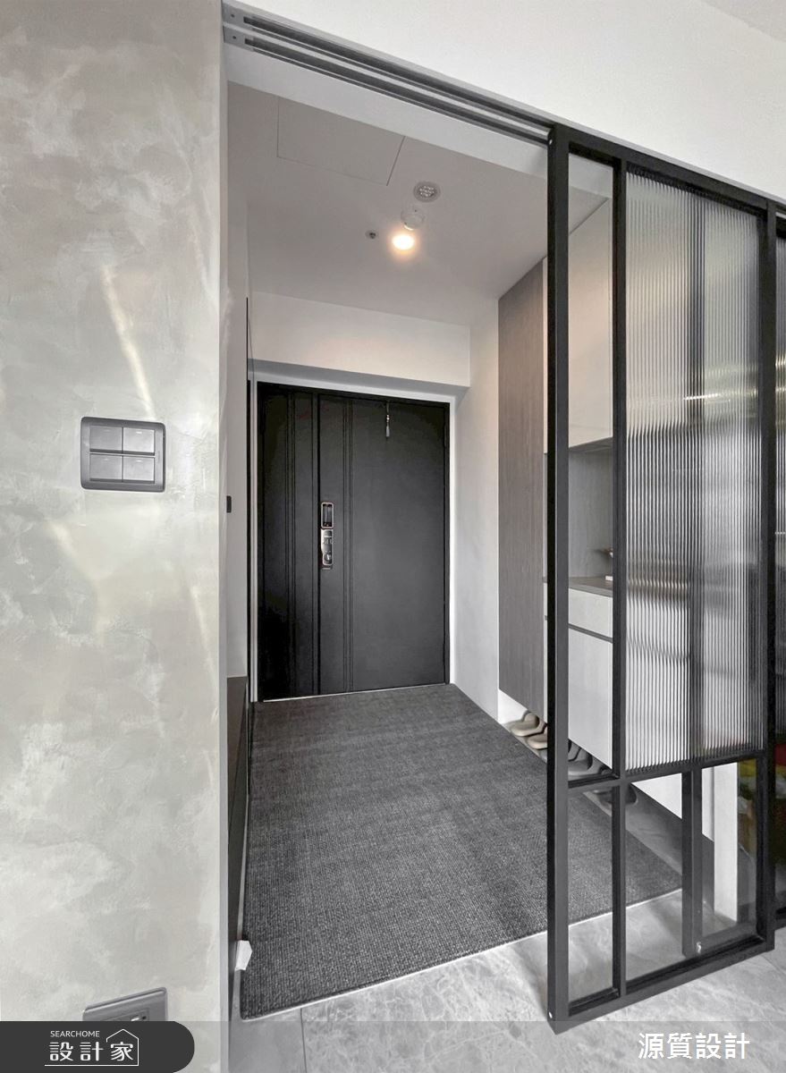 46坪老屋(16~30年)＿現代風玄關案例圖片＿源質室內裝修設計工程＿源質_天闊_新店區_現代風_46坪之1