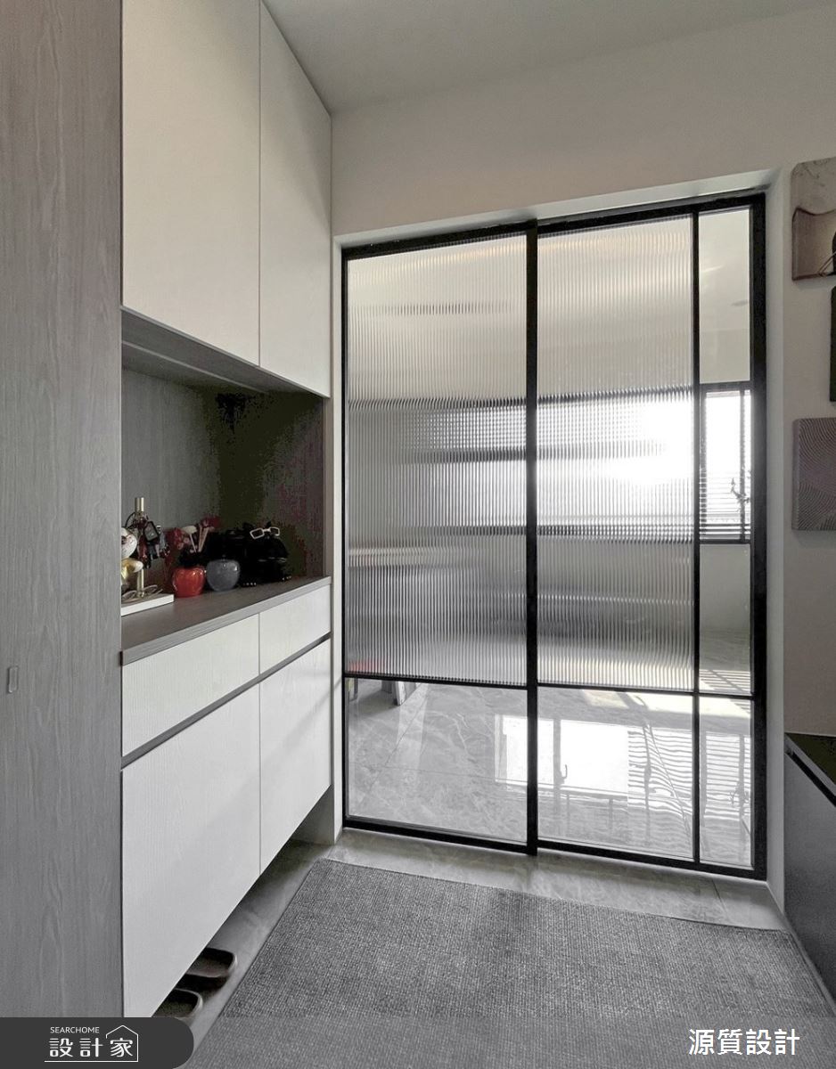 46坪老屋(16~30年)＿現代風玄關案例圖片＿源質室內裝修設計工程＿源質_天闊_新店區_現代風_46坪之2