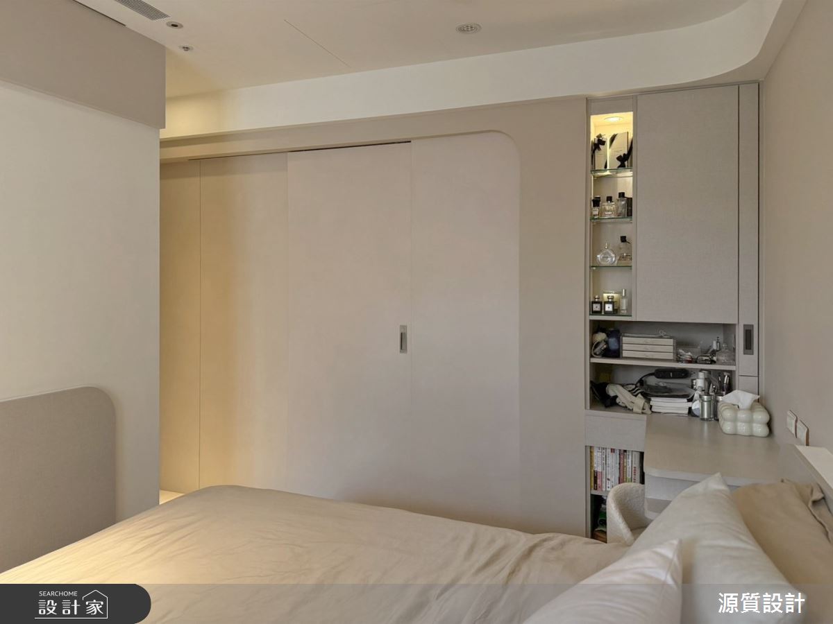 31坪老屋(16~30年)＿韓系奶油風臥室案例圖片＿源質室內裝修設計工程＿源質_天闊_新店區_韓系奶油風之37
