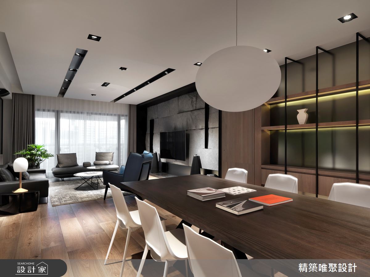 54坪毛胚屋＿人文禪風客廳餐廳案例圖片＿精築唯聚設計有限公司＿精築唯聚_名豐時藝之13