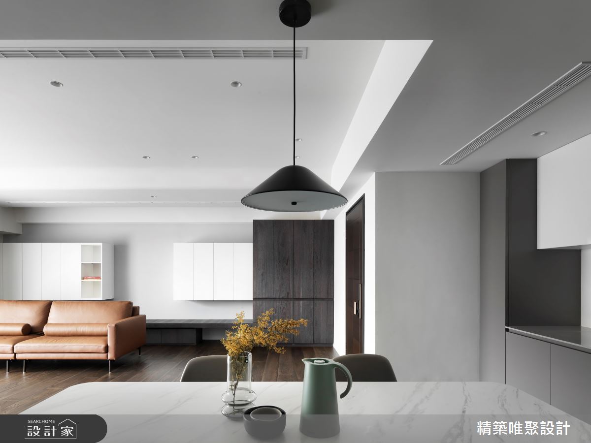 45坪中古屋(5~15年)＿北歐風玄關客廳餐廳案例圖片＿精築唯聚設計有限公司＿精築唯聚_星和王道之2