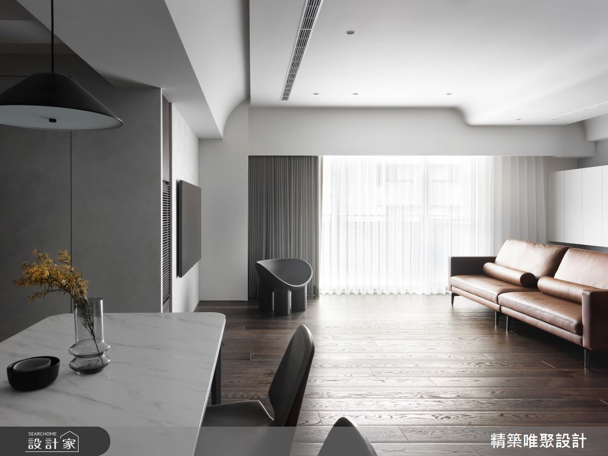 45坪中古屋(5~15年)＿北歐風客廳餐廳案例圖片＿精築唯聚設計有限公司＿精築唯聚_星和王道之5