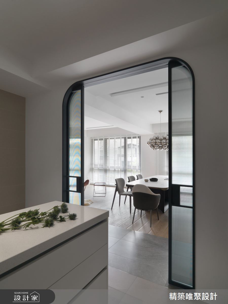 64坪新古屋(10年以下)＿現代風餐廳中島案例圖片＿精築唯聚設計有限公司＿精築唯聚_05之17