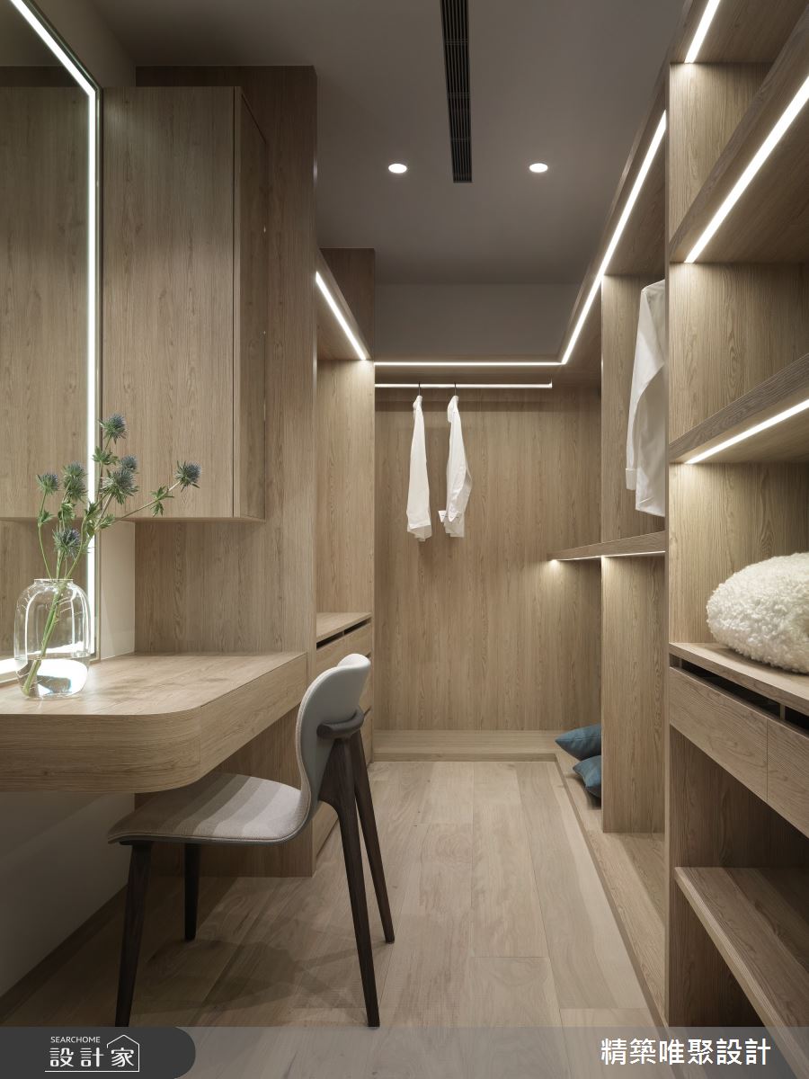 64坪新古屋(10年以下)＿現代風更衣間案例圖片＿精築唯聚設計有限公司＿精築唯聚_05之21