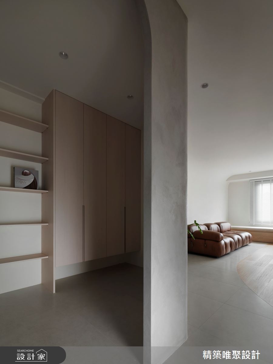 45坪中古屋(5~15年)＿侘寂風客廳案例圖片＿精築唯聚設計有限公司＿精築唯聚_06之7