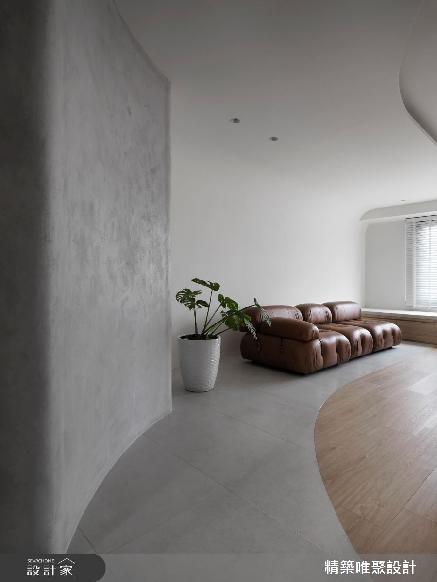 45坪中古屋(5~15年)＿侘寂風客廳案例圖片＿精築唯聚設計有限公司＿精築唯聚_06之8
