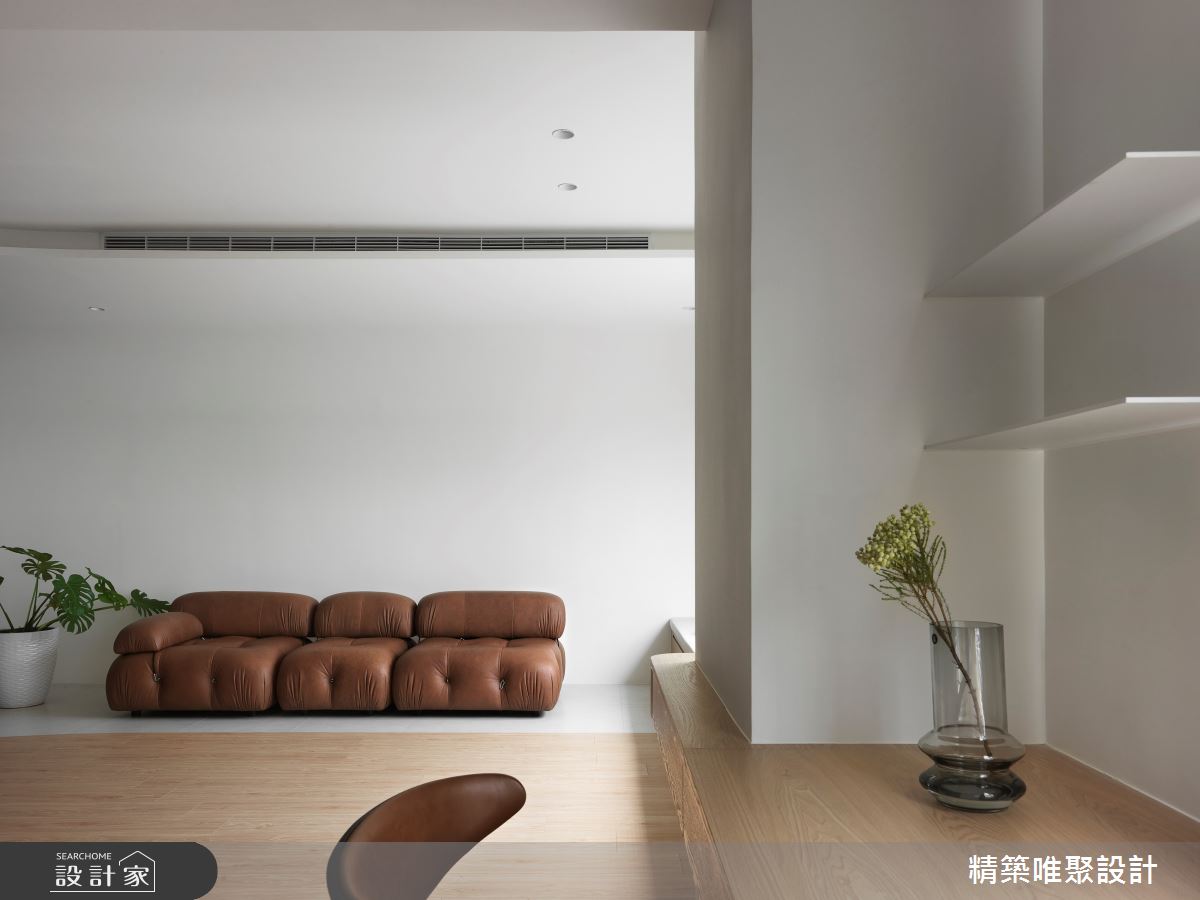 45坪中古屋(5~15年)＿侘寂風客廳書房案例圖片＿精築唯聚設計有限公司＿精築唯聚_06之12