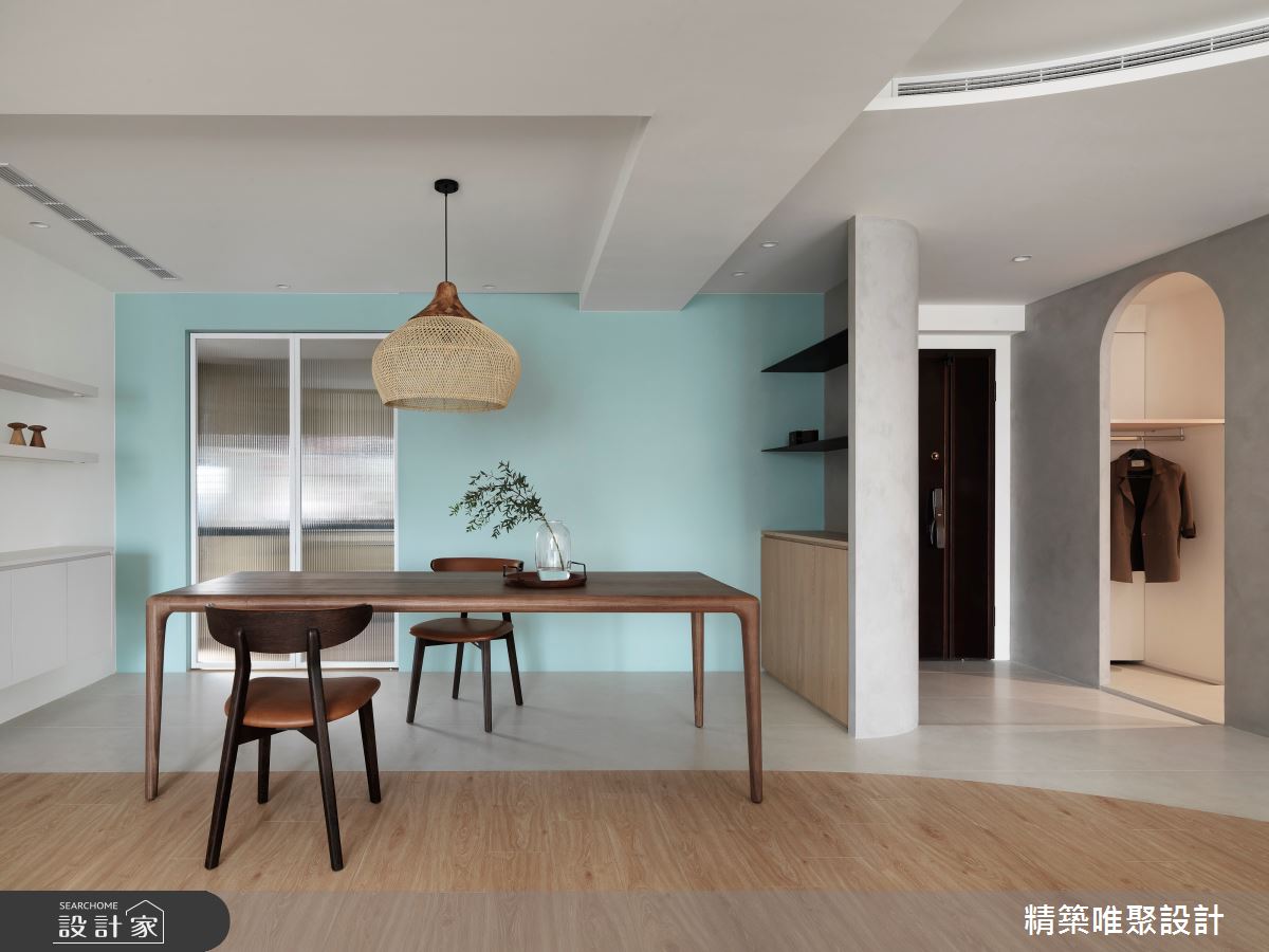 45坪中古屋(5~15年)＿侘寂風玄關餐廳案例圖片＿精築唯聚設計有限公司＿精築唯聚_06之15