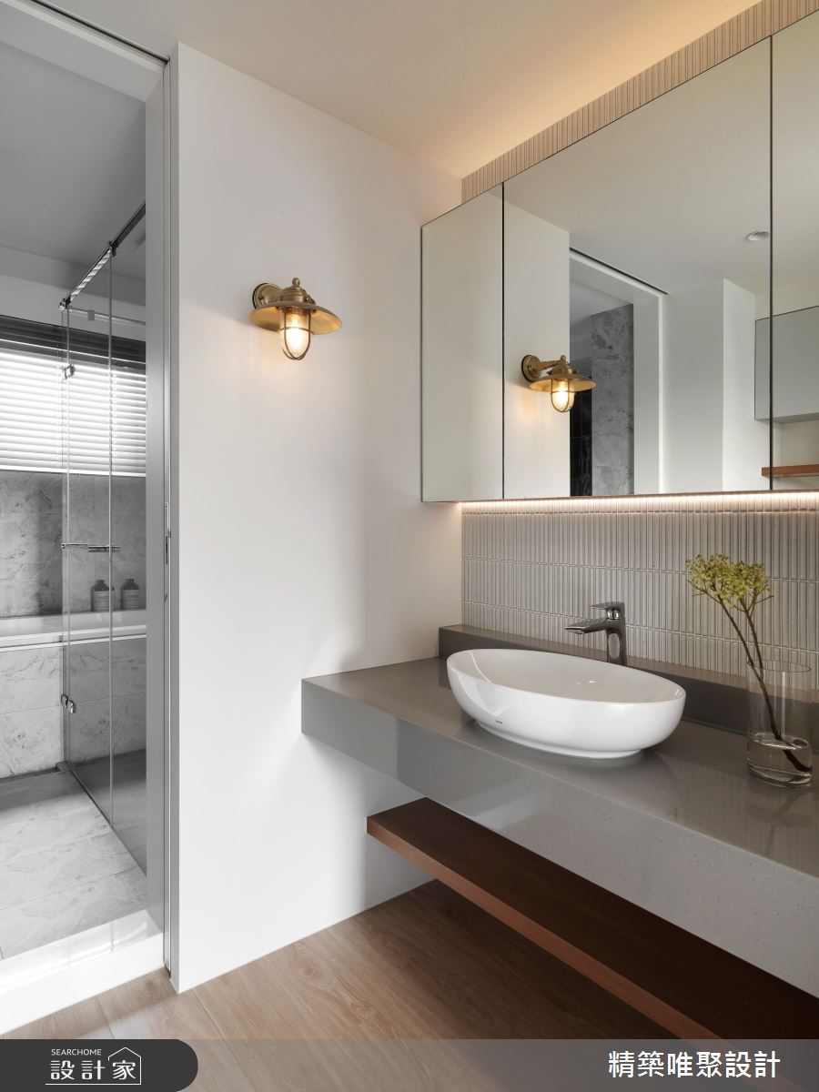 45坪中古屋(5~15年)＿侘寂風浴室案例圖片＿精築唯聚設計有限公司＿精築唯聚_06之27