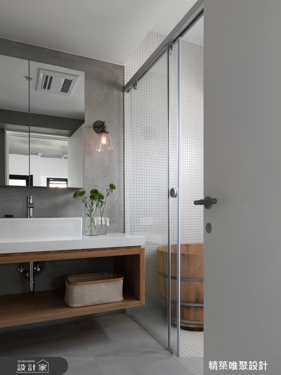 44坪中古屋(5~15年)＿簡約風浴室案例圖片＿精築唯聚設計有限公司＿精築唯聚_07之18