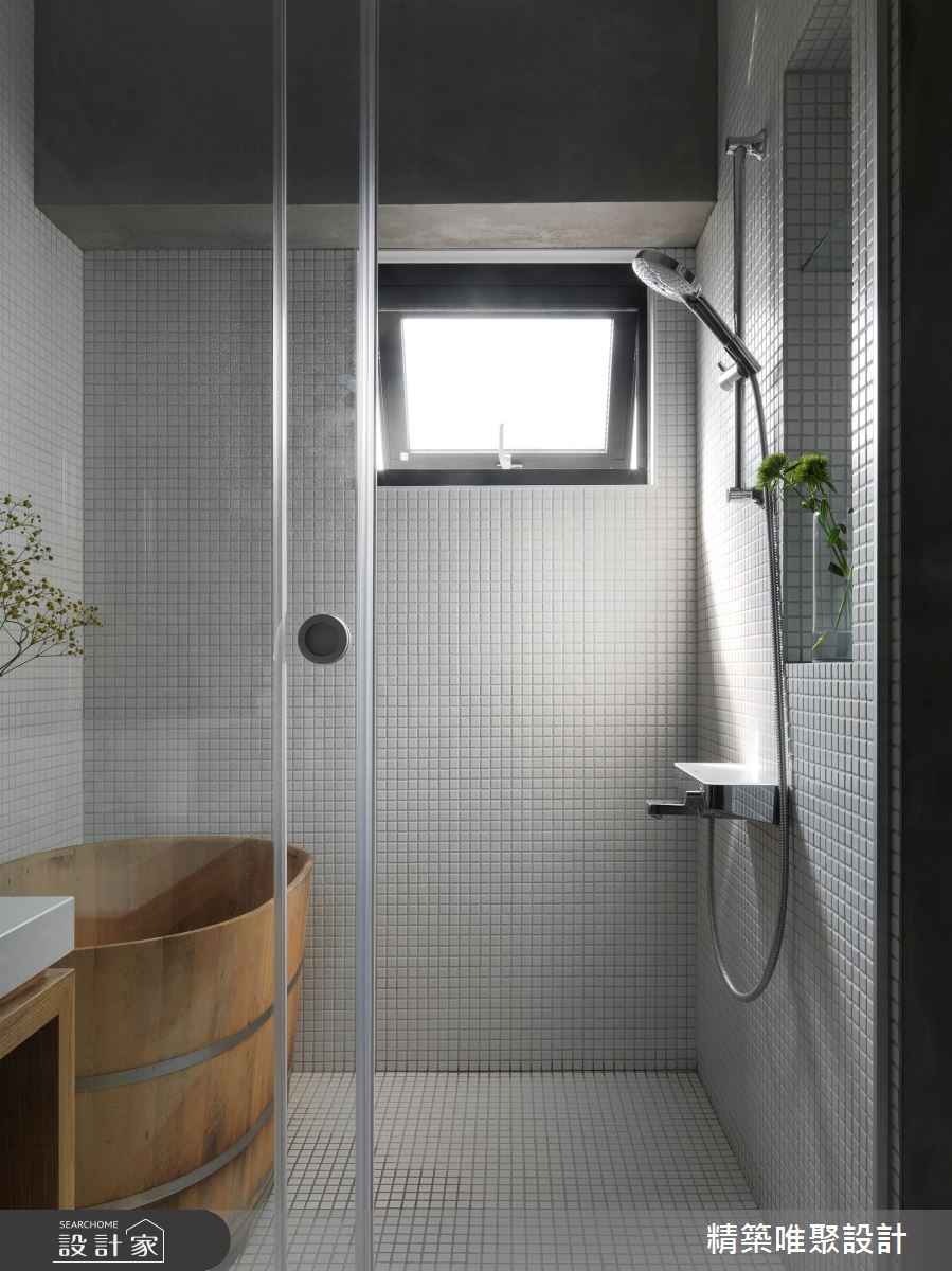 44坪中古屋(5~15年)＿簡約風浴室案例圖片＿精築唯聚設計有限公司＿精築唯聚_07之19