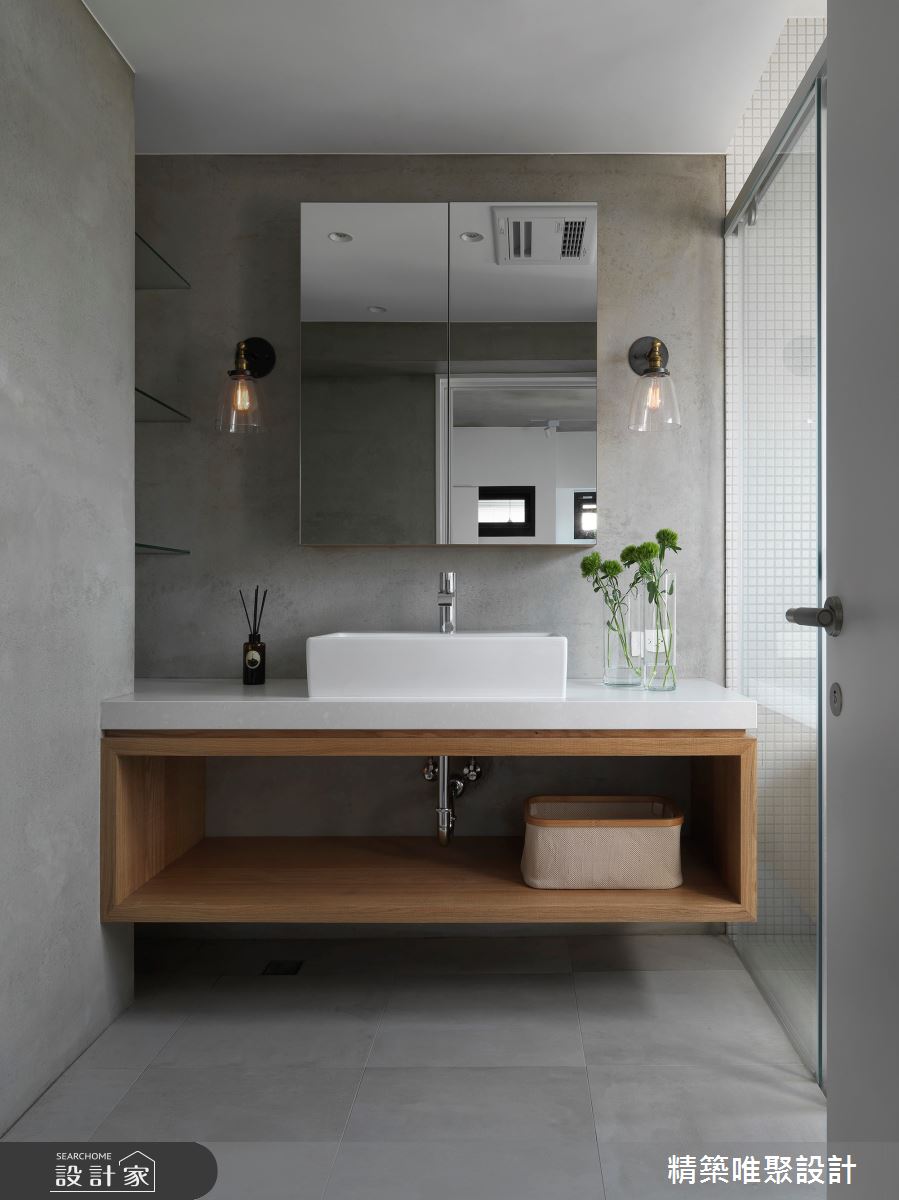 44坪中古屋(5~15年)＿簡約風浴室案例圖片＿精築唯聚設計有限公司＿精築唯聚_07之17