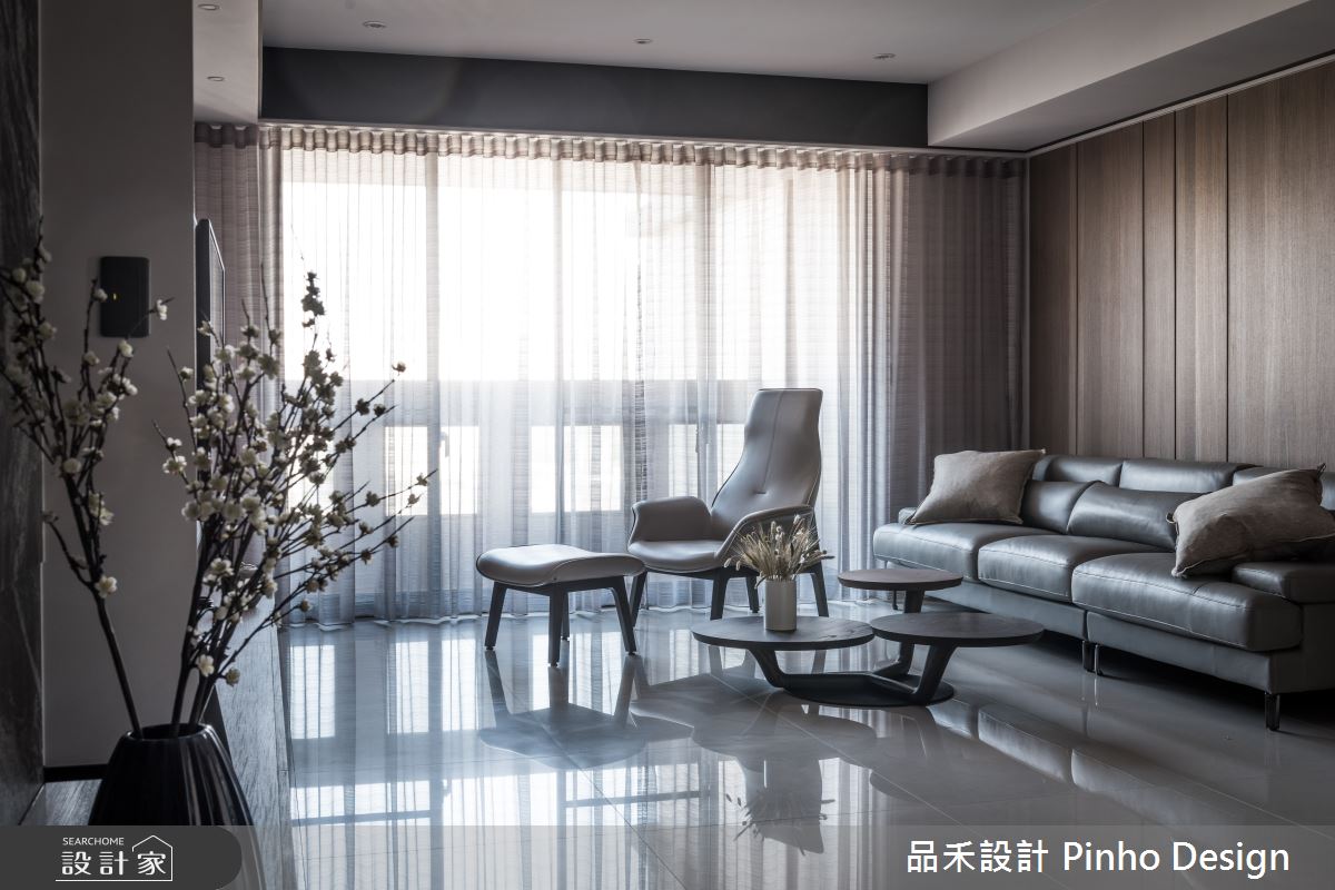 45坪新成屋(5年以下)＿人文禪風客廳案例圖片＿品禾設計＿品禾設計05_45坪人文禪風之1