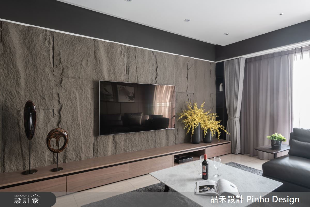 36坪新成屋(5年以下)＿奢華風客廳案例圖片＿品禾設計＿品禾設計06_36坪奢華風之5