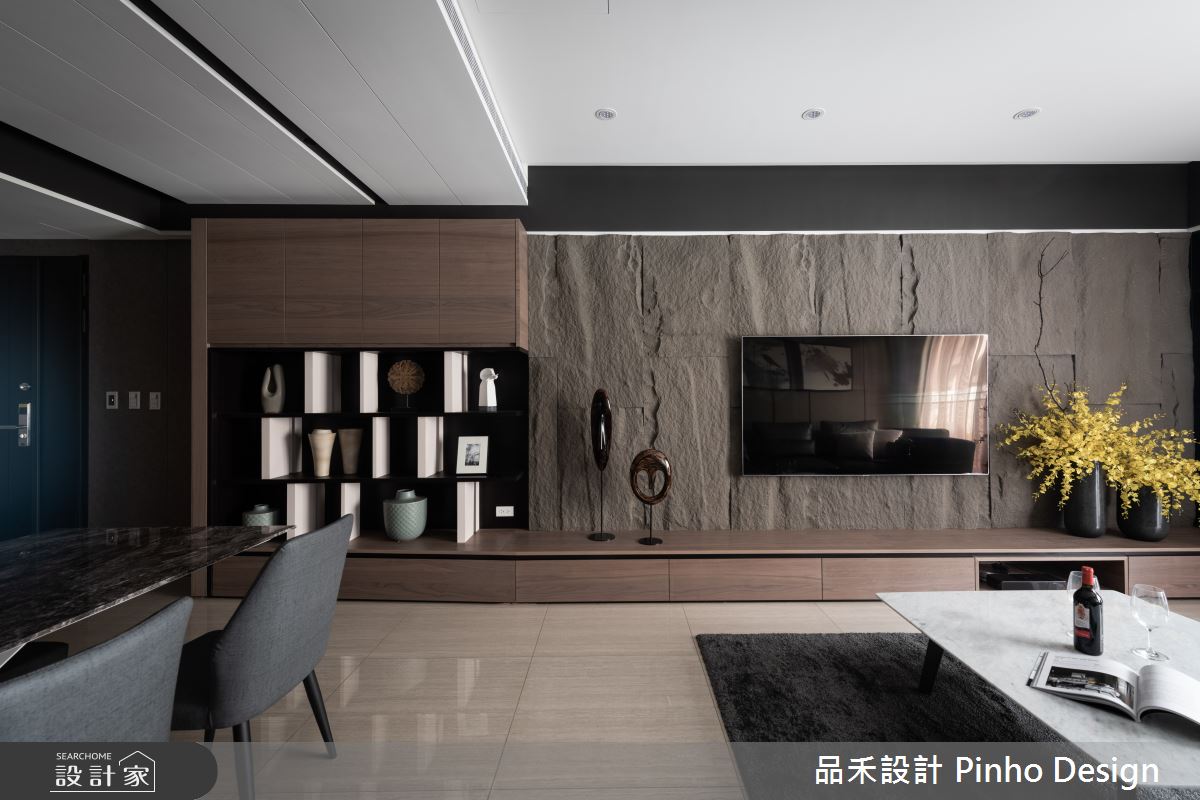 36坪新成屋(5年以下)＿奢華風客廳案例圖片＿品禾設計＿品禾設計06_36坪奢華風之6