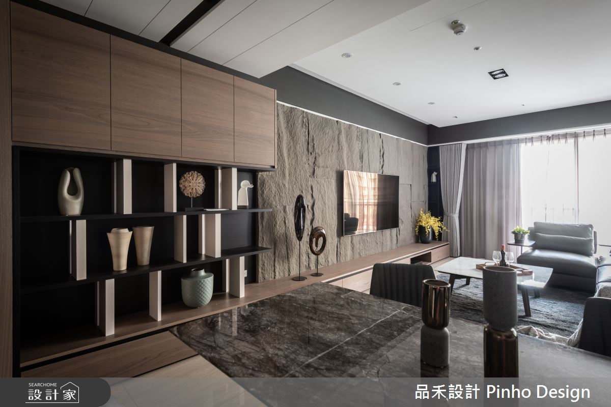 36坪新成屋(5年以下)＿奢華風客廳餐廳案例圖片＿品禾設計＿品禾設計06_36坪奢華風之4