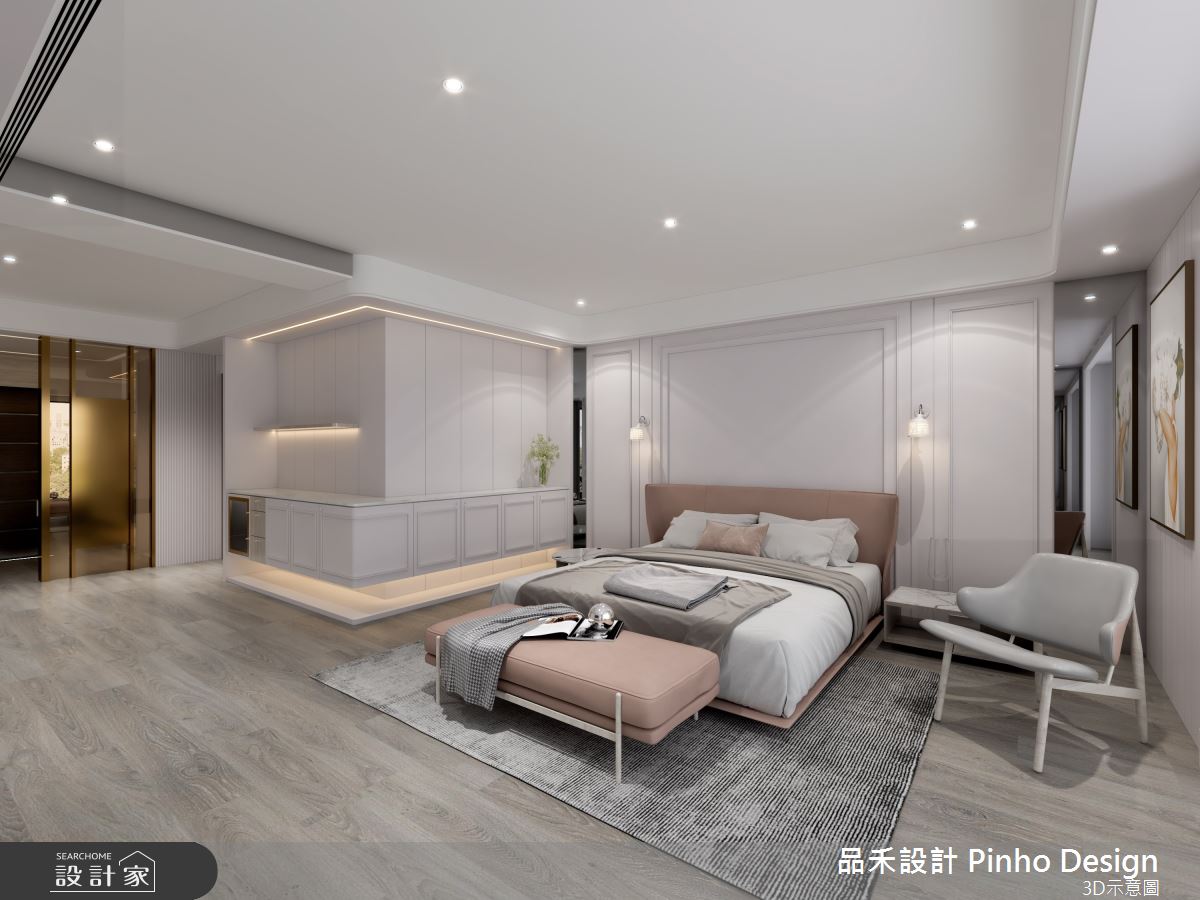 80坪新成屋(5年以下)＿美式風臥室案例圖片＿品禾設計＿品禾設計07_80坪美式風之8