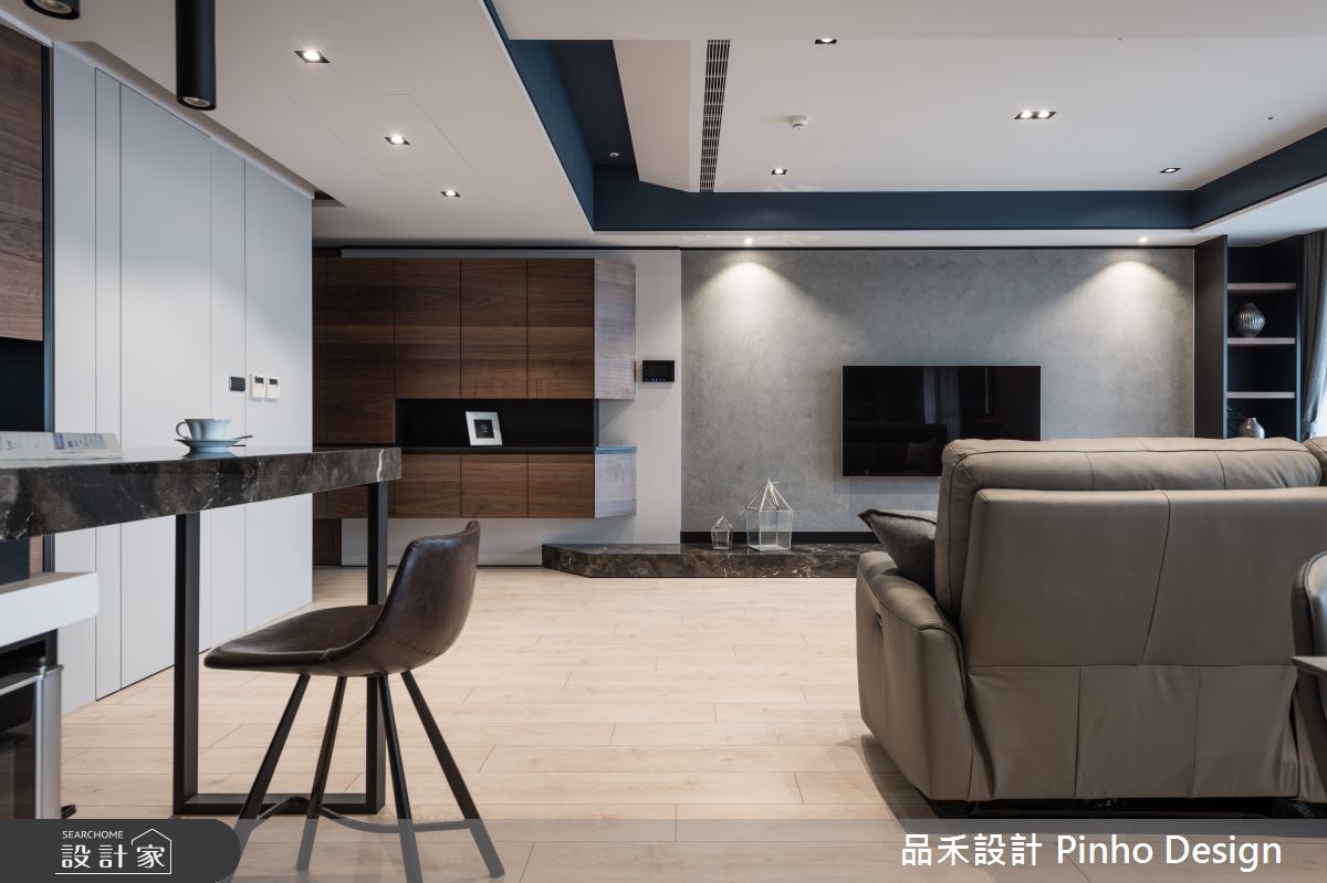 55坪中古屋(5~15年)＿人文禪風客廳吧檯案例圖片＿品禾設計＿品禾設計08_55坪人文禪風之6