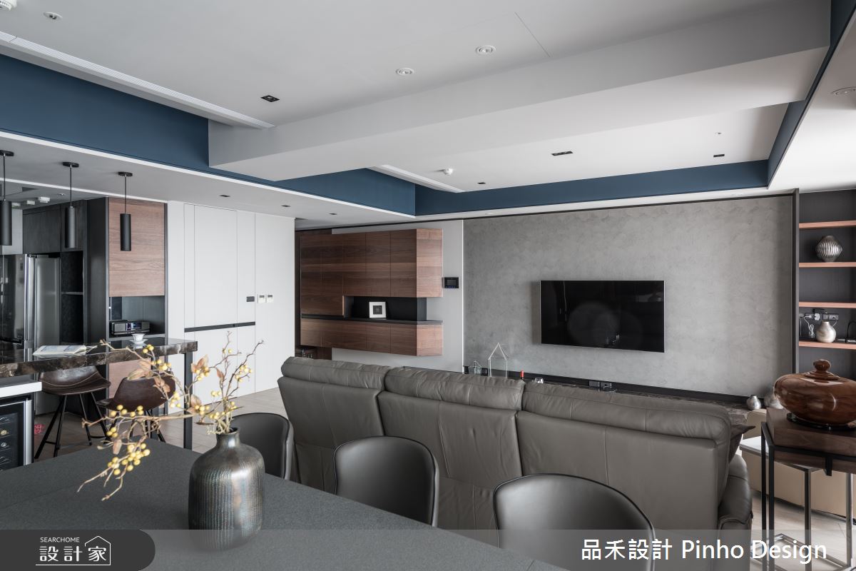 55坪中古屋(5~15年)＿人文禪風客廳餐廳吧檯案例圖片＿品禾設計＿品禾設計08_55坪人文禪風之8