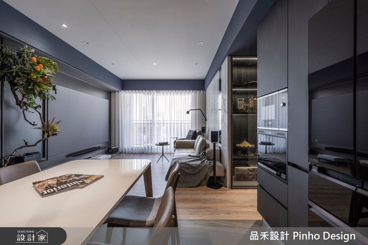 27坪新成屋(5年以下)＿工業風客廳餐廳廚房案例圖片＿品禾設計＿品禾設計09_27坪工業風之7