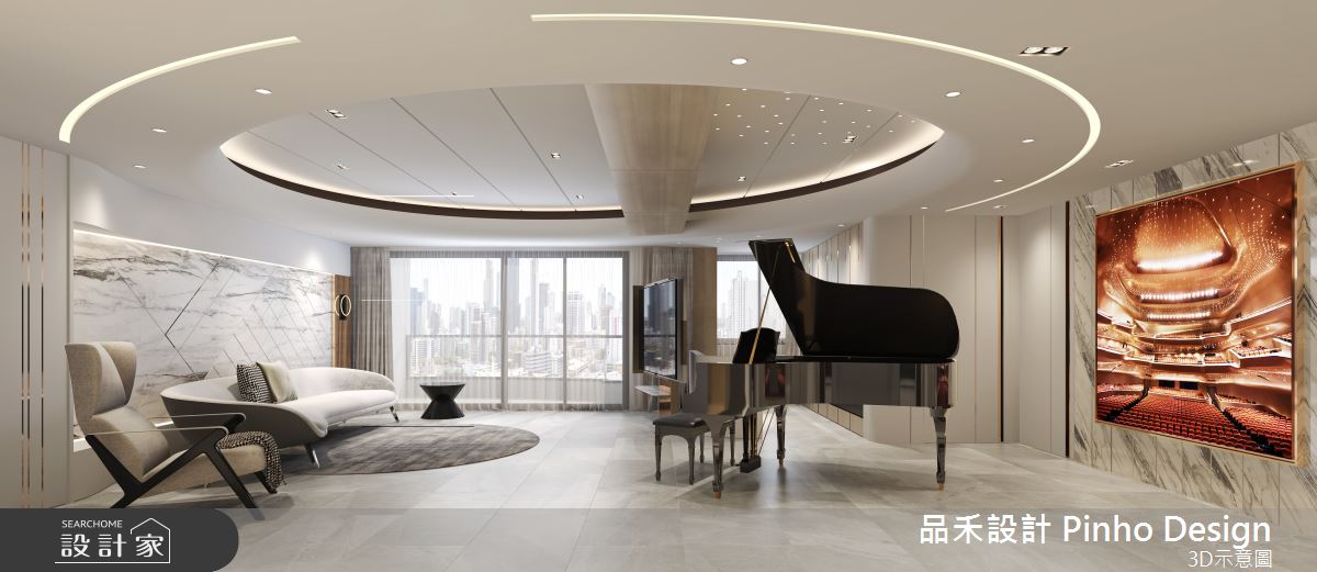 55坪毛胚屋＿奢華風客廳案例圖片＿品禾設計＿品禾設計10_55坪奢華風之200