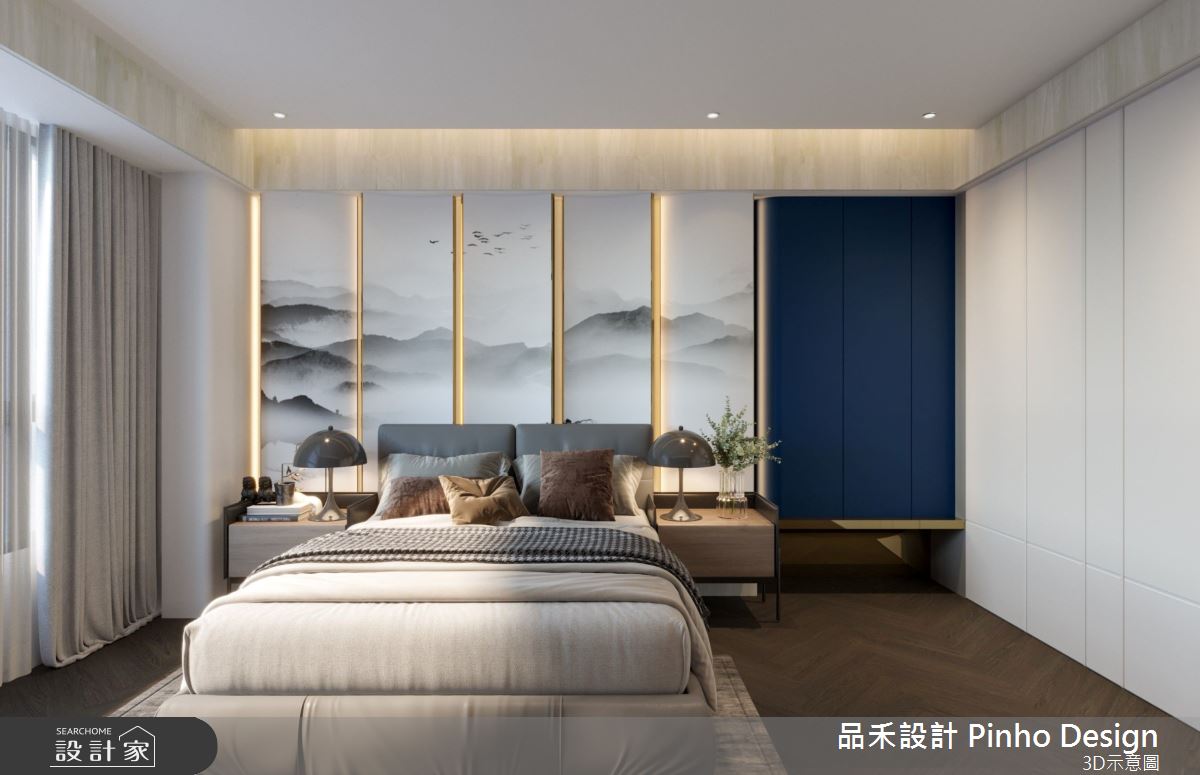 55坪毛胚屋＿奢華風臥室案例圖片＿品禾設計＿品禾設計10_55坪奢華風之51