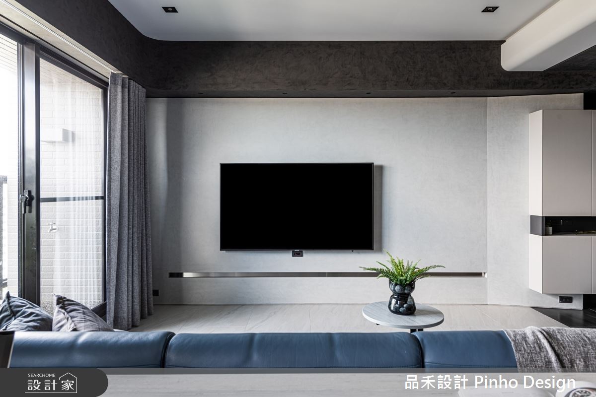 33坪新成屋(5年以下)＿現代風客廳案例圖片＿品禾設計＿品禾設計11_33坪現代風之11
