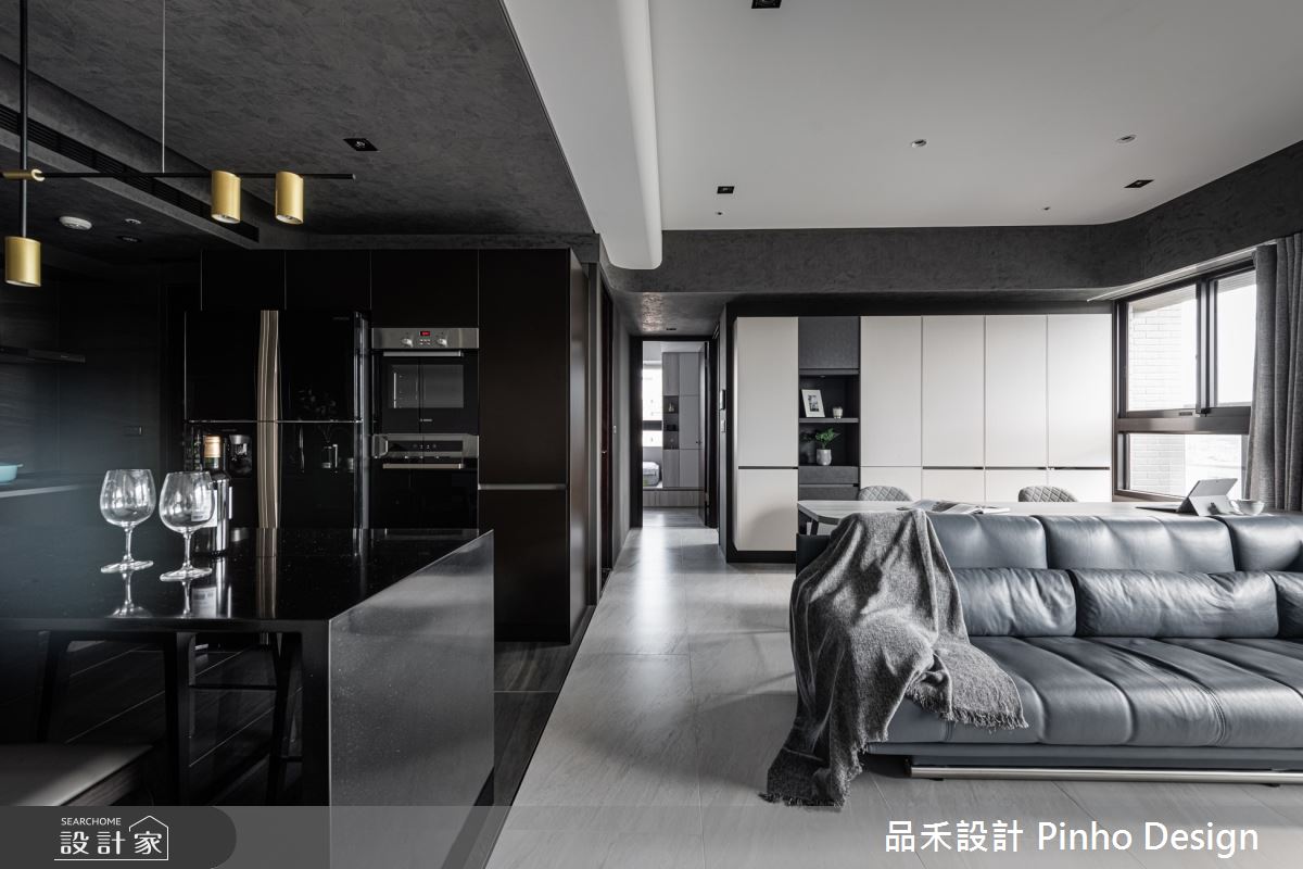 33坪新成屋(5年以下)＿現代風餐廳廚房書房走廊工作區案例圖片＿品禾設計＿品禾設計11_33坪現代風之21