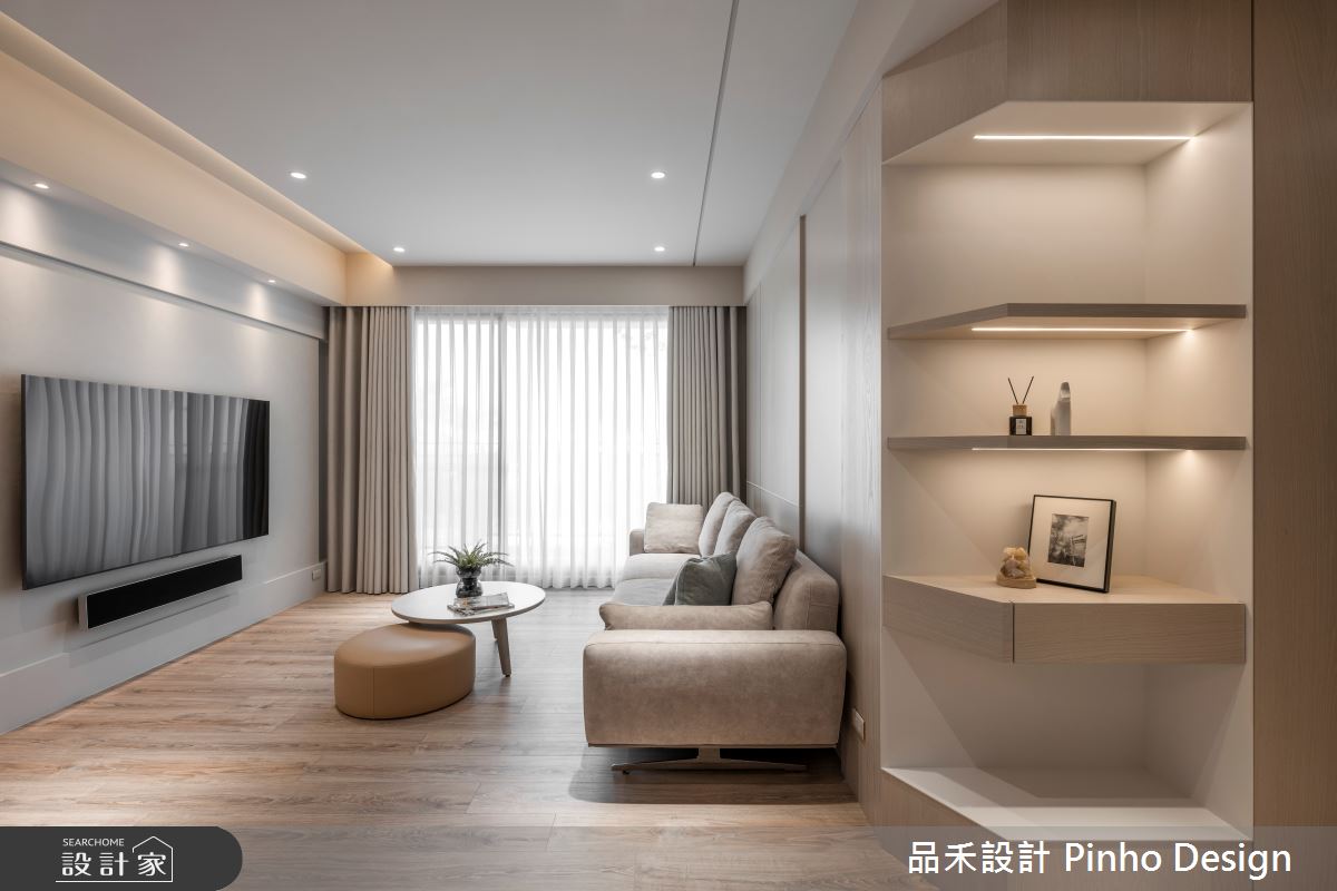 27坪新成屋(5年以下)＿北歐風客廳案例圖片＿品禾設計＿品禾設計12_27坪北歐風之4