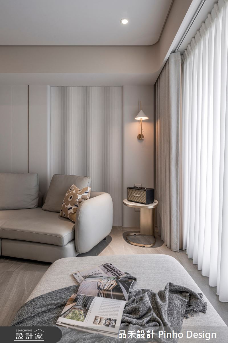 36坪新成屋(5年以下)＿美式風客廳臥榻案例圖片＿品禾設計＿品禾設計13_36坪美式風之8