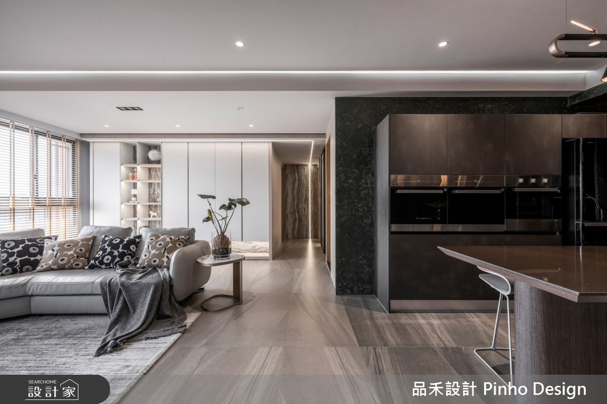 37坪新成屋(5年以下)＿現代風客廳餐廳廚房走廊案例圖片＿品禾設計＿品禾設計14_37坪現代風之4