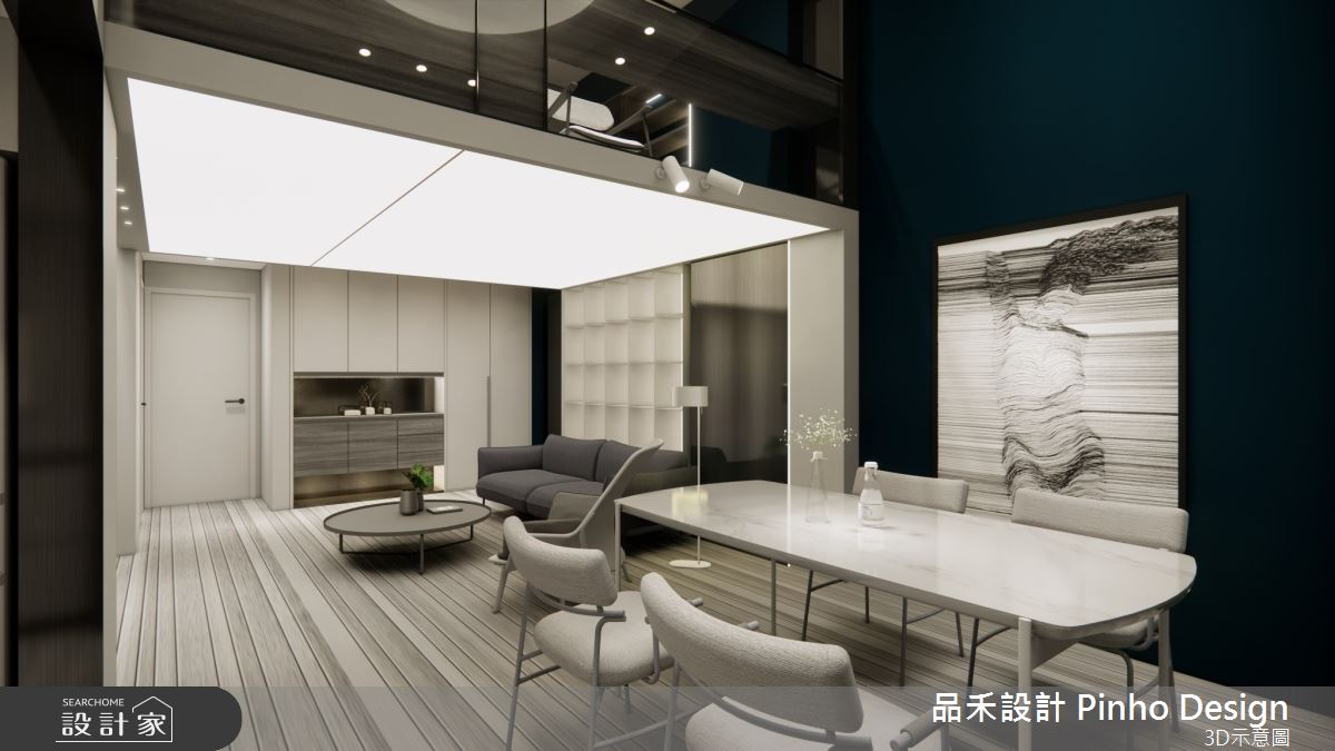 35坪新成屋(5年以下)＿簡約風客廳餐廳案例圖片＿品禾設計＿品禾設計18_35坪簡約風之12