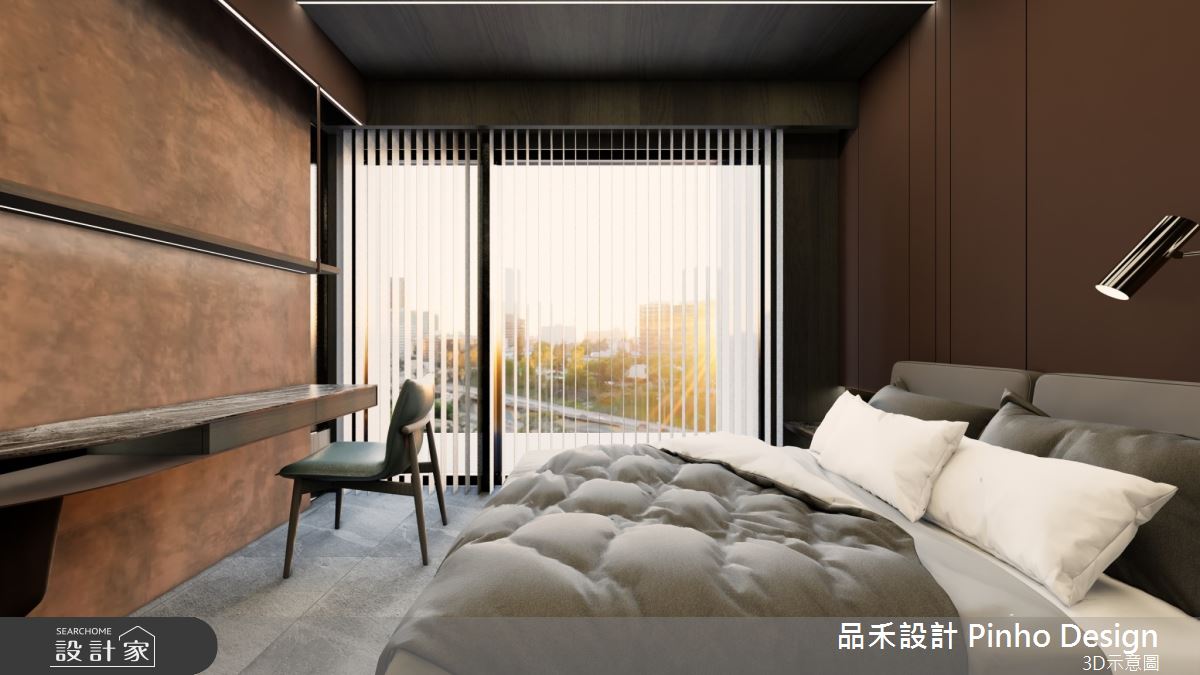 130坪新成屋(5年以下)＿簡式奢華風臥室案例圖片＿品禾設計＿品禾設計19_130坪簡式奢華風之22