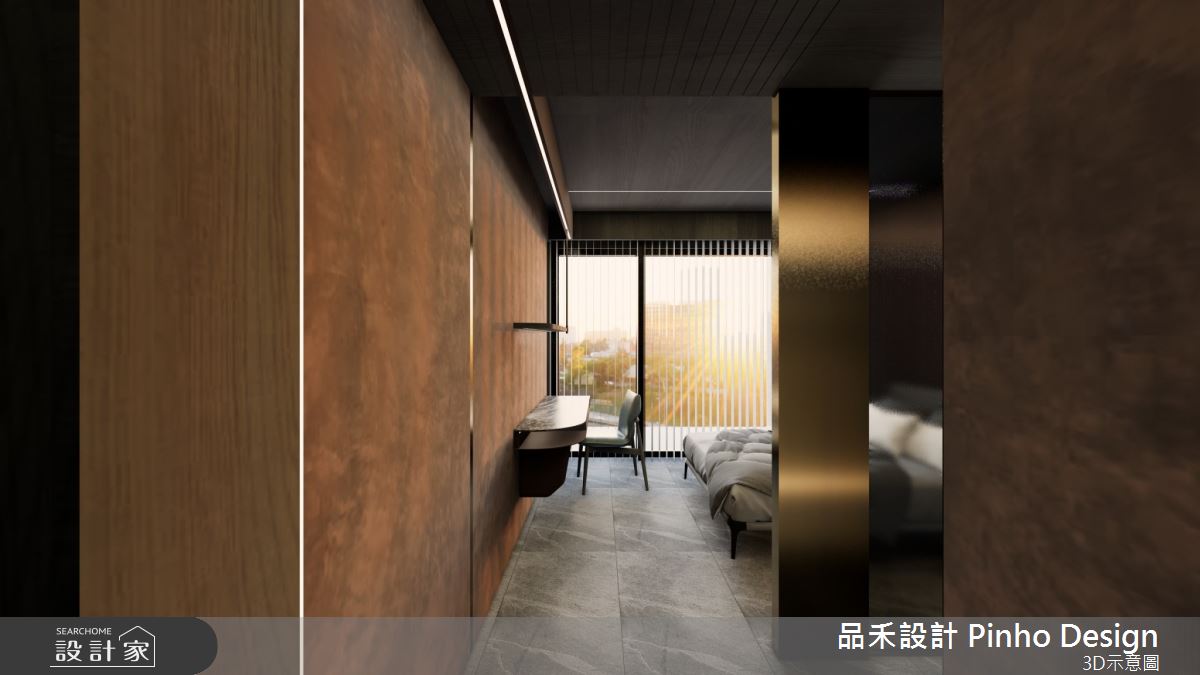 130坪新成屋(5年以下)＿簡式奢華風臥室案例圖片＿品禾設計＿品禾設計19_130坪簡式奢華風之21