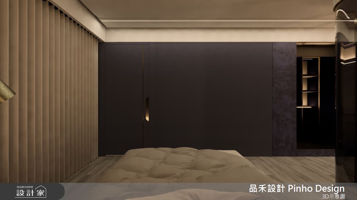 130坪新成屋(5年以下)＿簡式奢華風臥室案例圖片＿品禾設計＿品禾設計19_130坪簡式奢華風之19