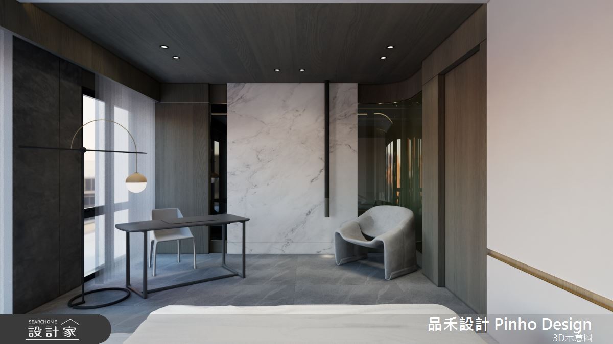 130坪新成屋(5年以下)＿簡式奢華風臥室案例圖片＿品禾設計＿品禾設計19_130坪簡式奢華風之29