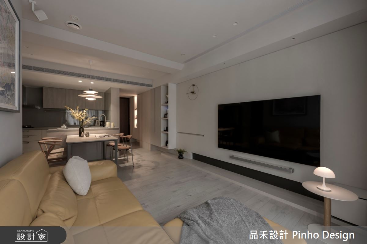 40坪新成屋(5年以下)＿簡約風玄關客廳餐廳廚房案例圖片＿品禾設計＿品禾設計20_40坪簡約風之7
