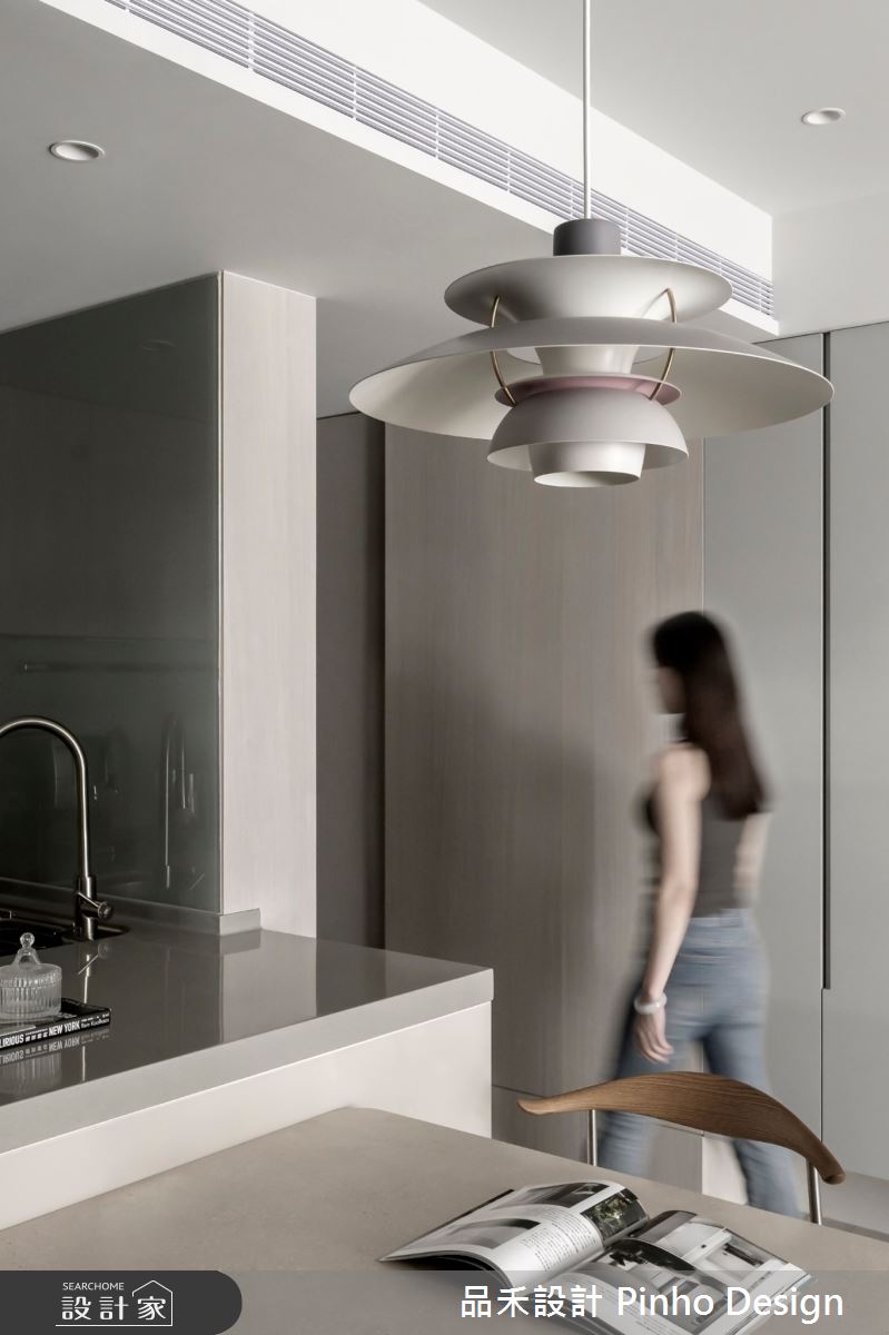 40坪新成屋(5年以下)＿簡約風餐廳中島案例圖片＿品禾設計＿品禾設計20_40坪簡約風之6