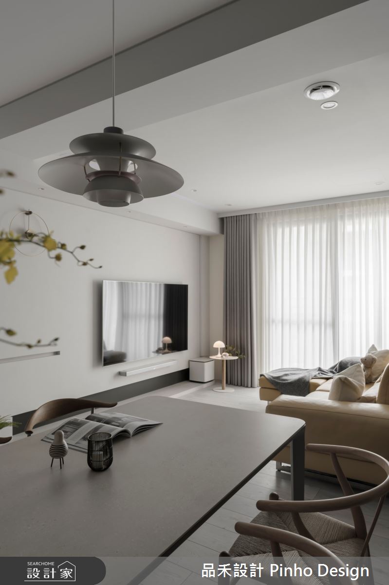 40坪新成屋(5年以下)＿簡約風客廳餐廳案例圖片＿品禾設計＿品禾設計20_40坪簡約風之4